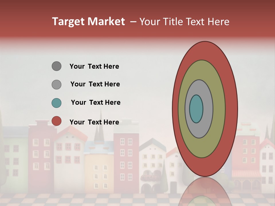 Bright Children Town PowerPoint Template