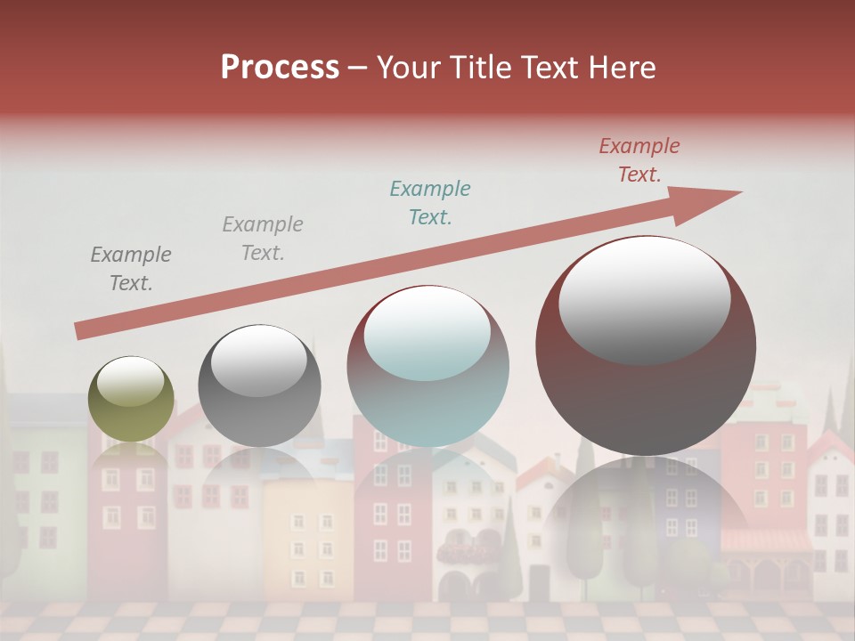 Bright Children Town PowerPoint Template