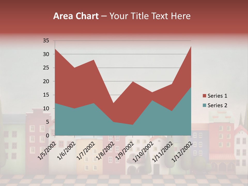 Bright Children Town PowerPoint Template