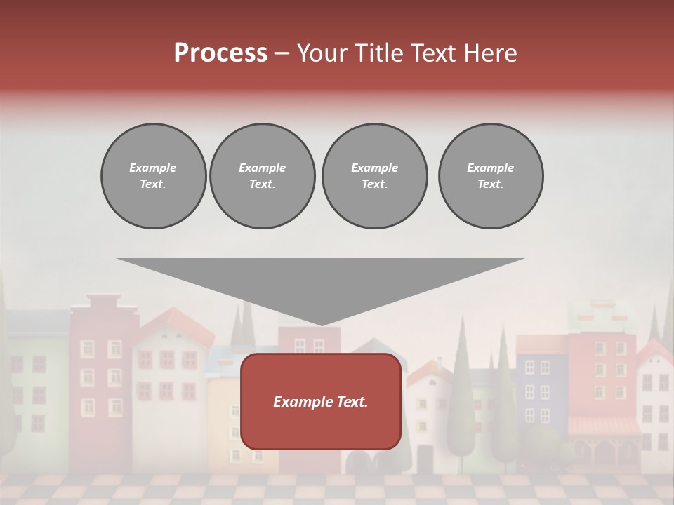 Bright Children Town PowerPoint Template