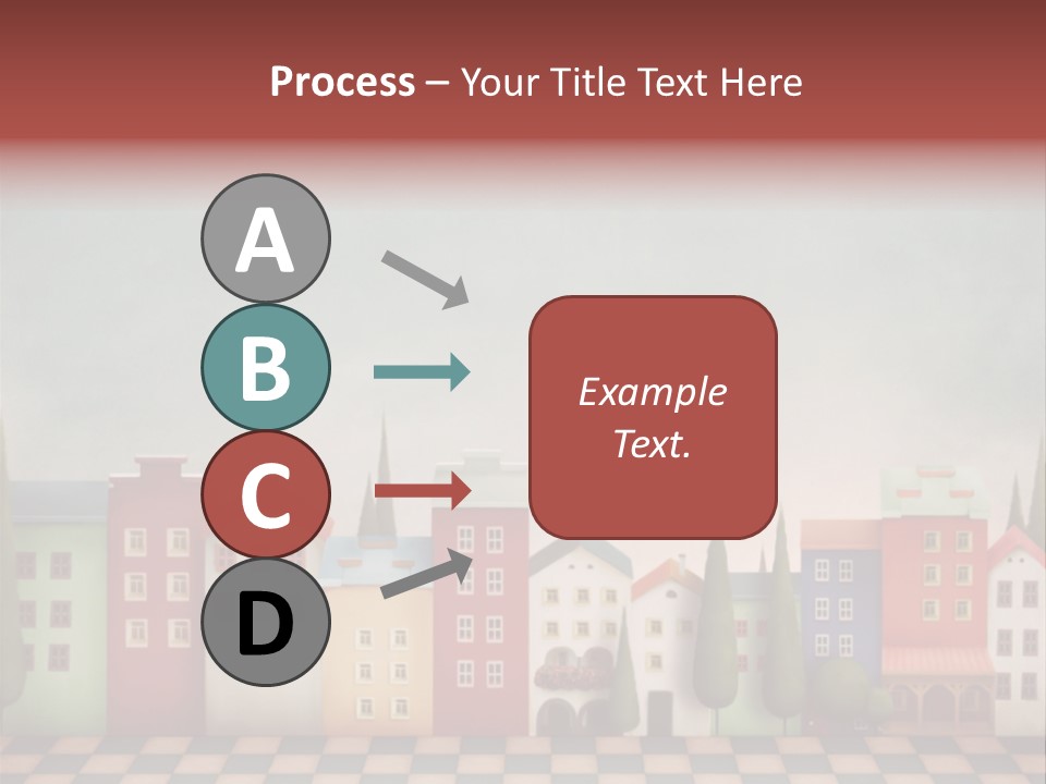 Bright Children Town PowerPoint Template