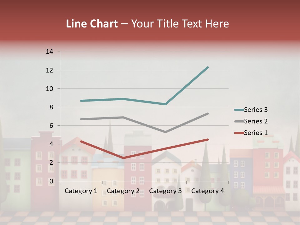 Bright Children Town PowerPoint Template