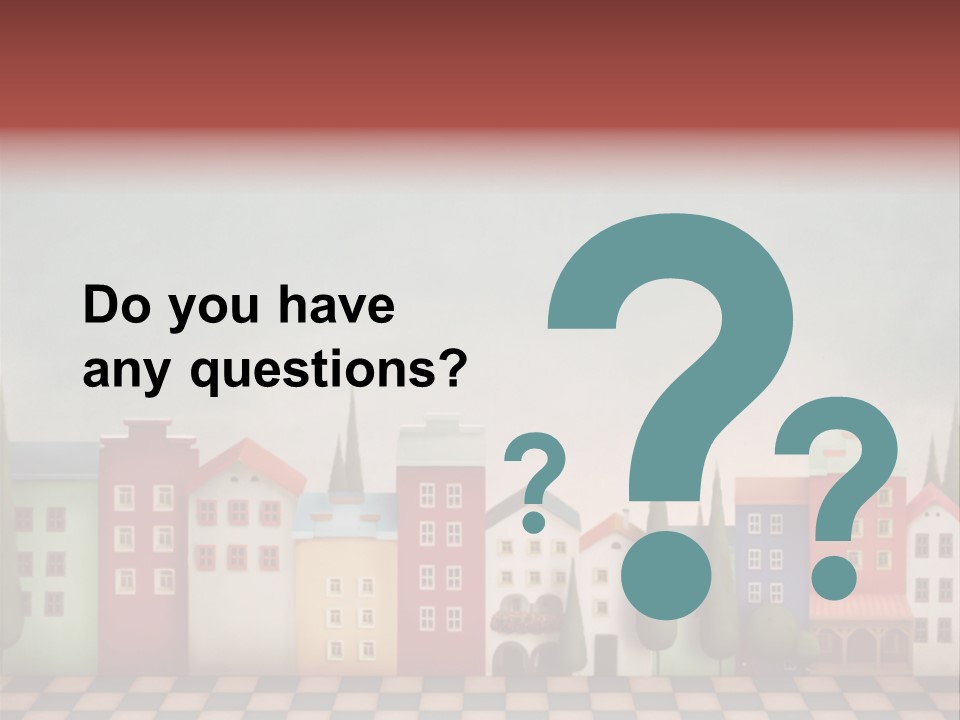 Bright Children Town PowerPoint Template