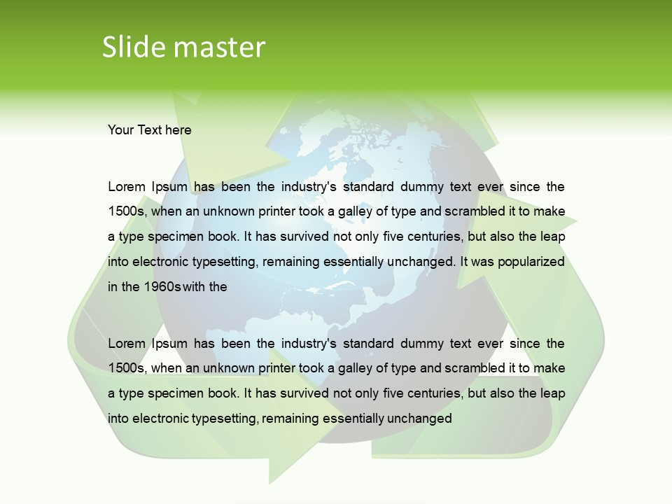 Reduce Clean Concept PowerPoint Template