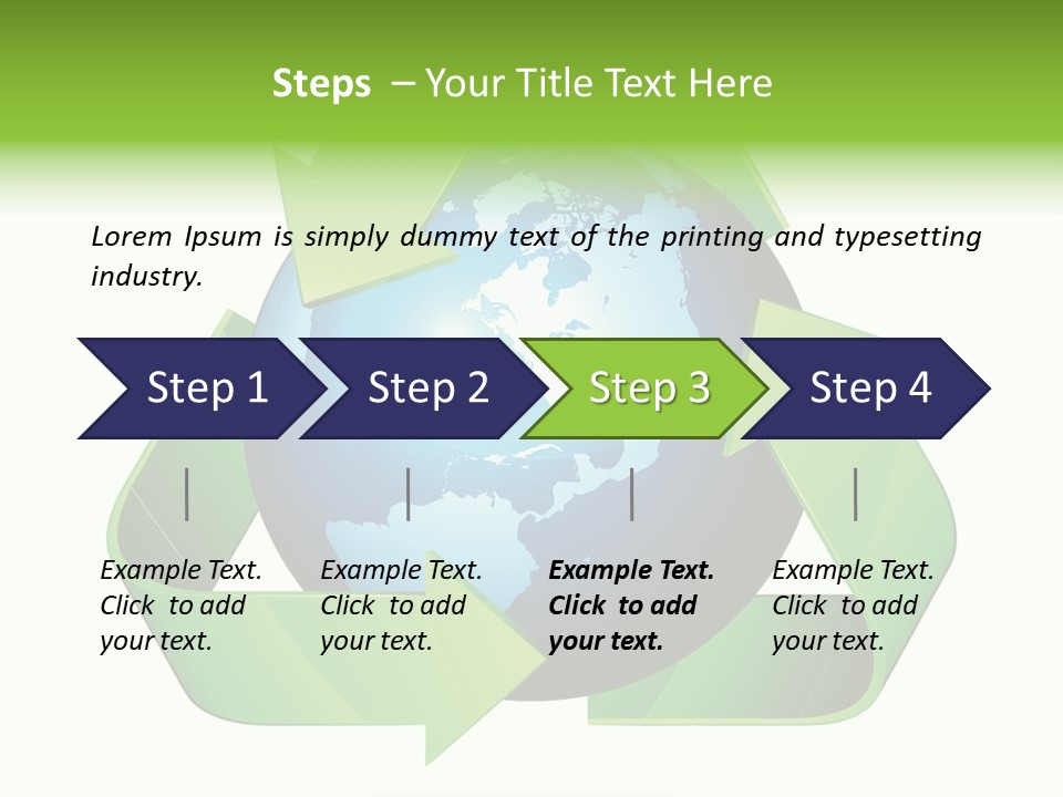 Reduce Clean Concept PowerPoint Template