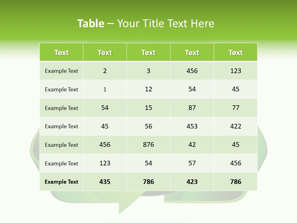 Reduce Clean Concept PowerPoint Template