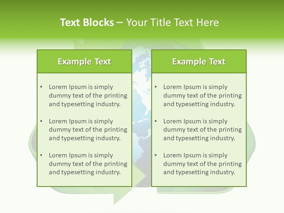 Reduce Clean Concept PowerPoint Template
