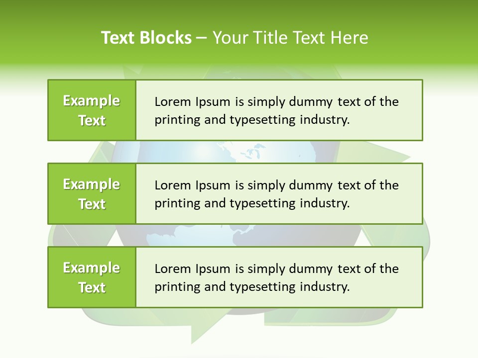Reduce Clean Concept PowerPoint Template