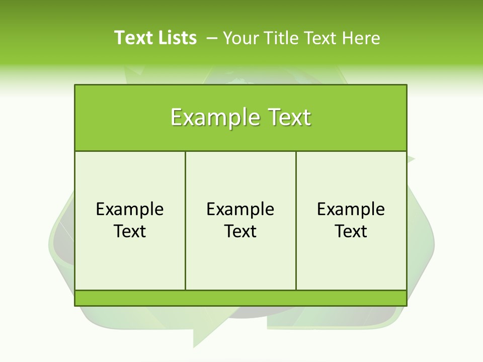 Reduce Clean Concept PowerPoint Template