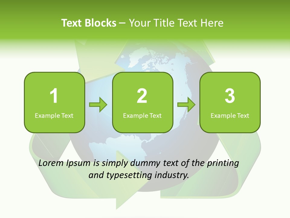 Reduce Clean Concept PowerPoint Template