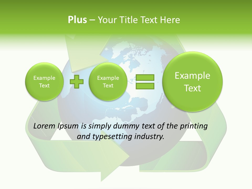 Reduce Clean Concept PowerPoint Template