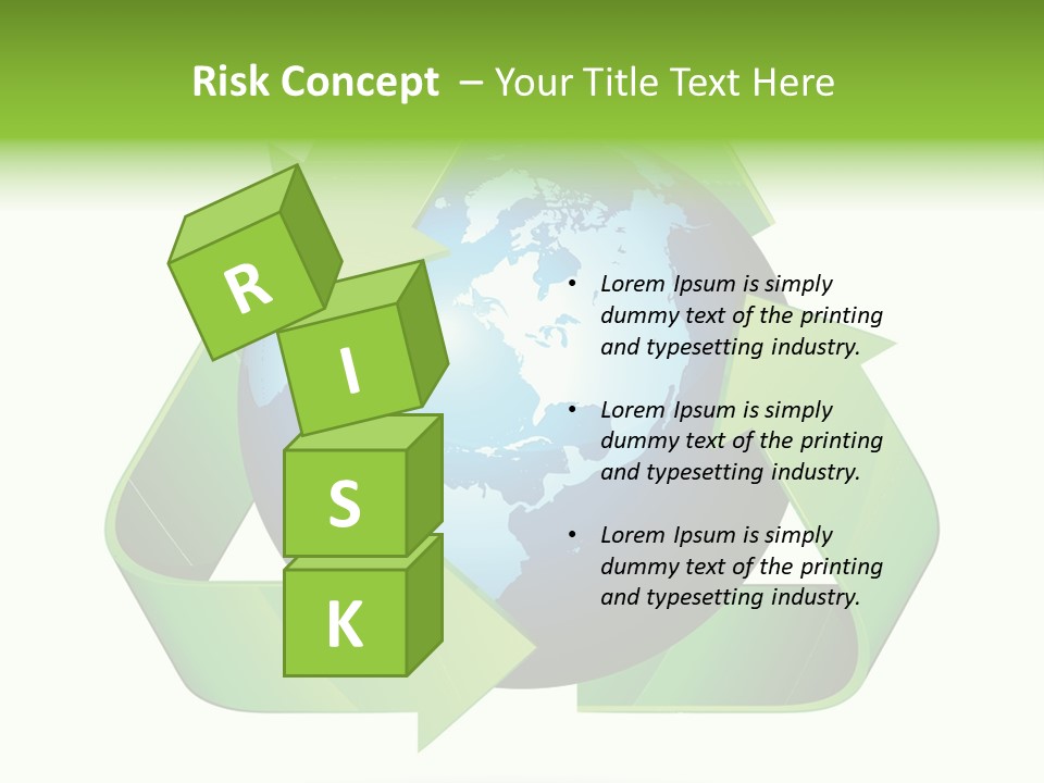 Reduce Clean Concept PowerPoint Template