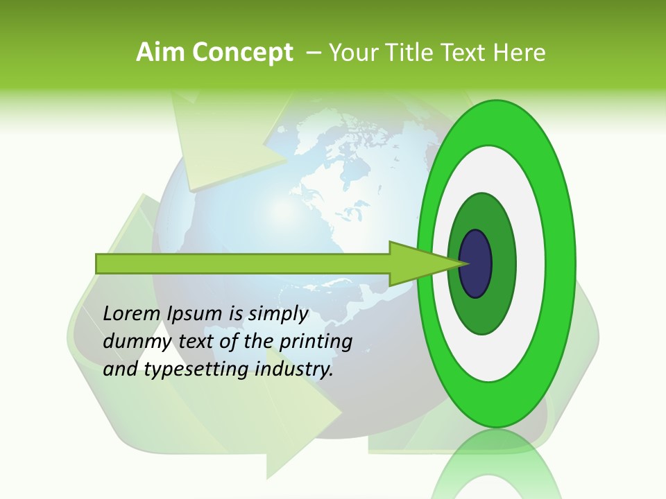 Reduce Clean Concept PowerPoint Template