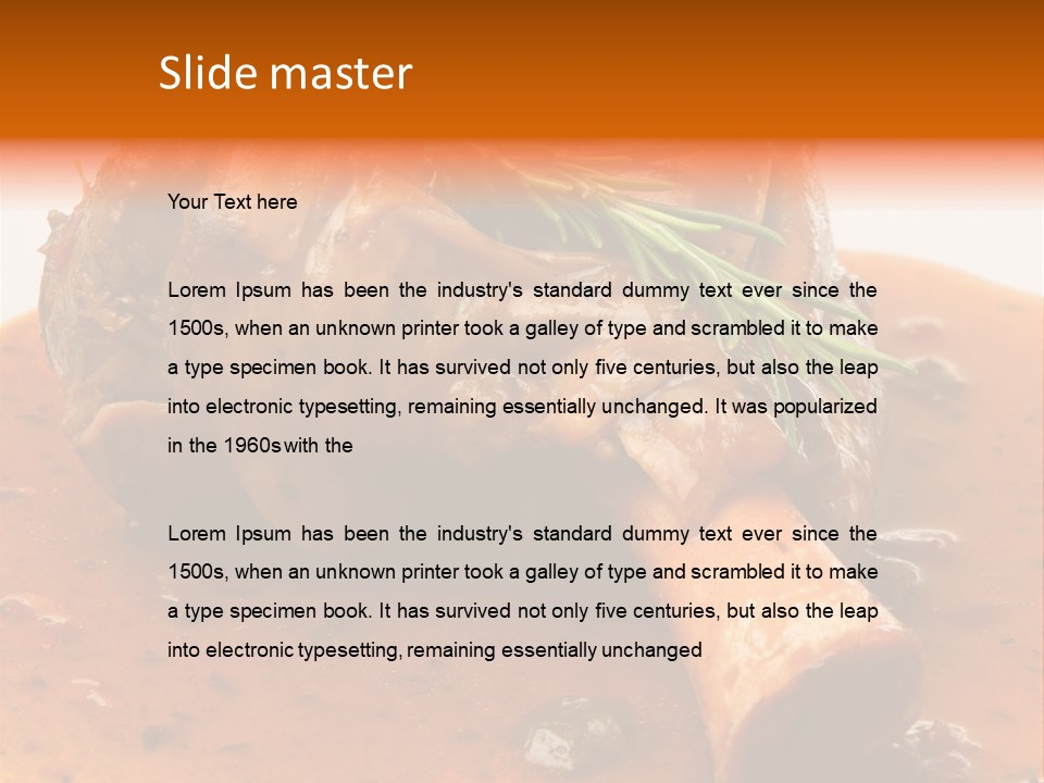 Nobody Succulent Herb PowerPoint Template