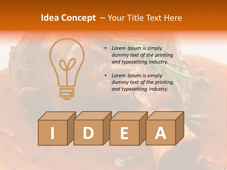 Nobody Succulent Herb PowerPoint Template