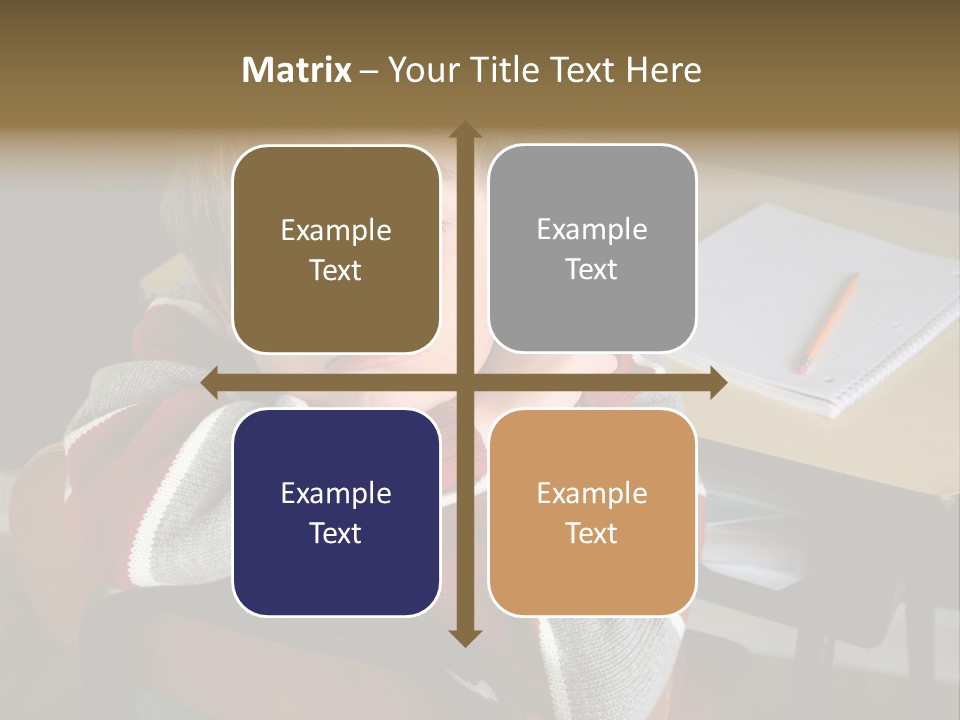 Sitting Person Young PowerPoint Template