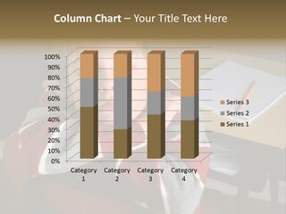 Sitting Person Young PowerPoint Template