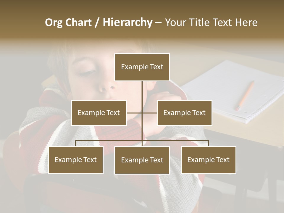 Sitting Person Young PowerPoint Template
