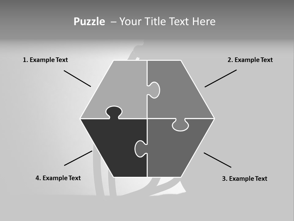 Football American Football Black And White PowerPoint Template