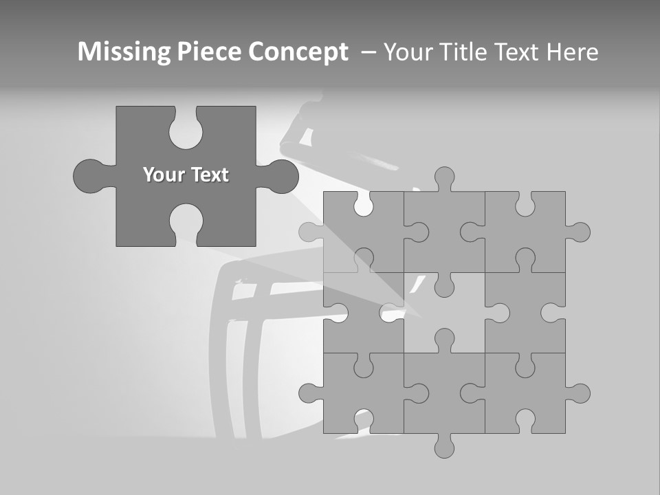 Football American Football Black And White PowerPoint Template