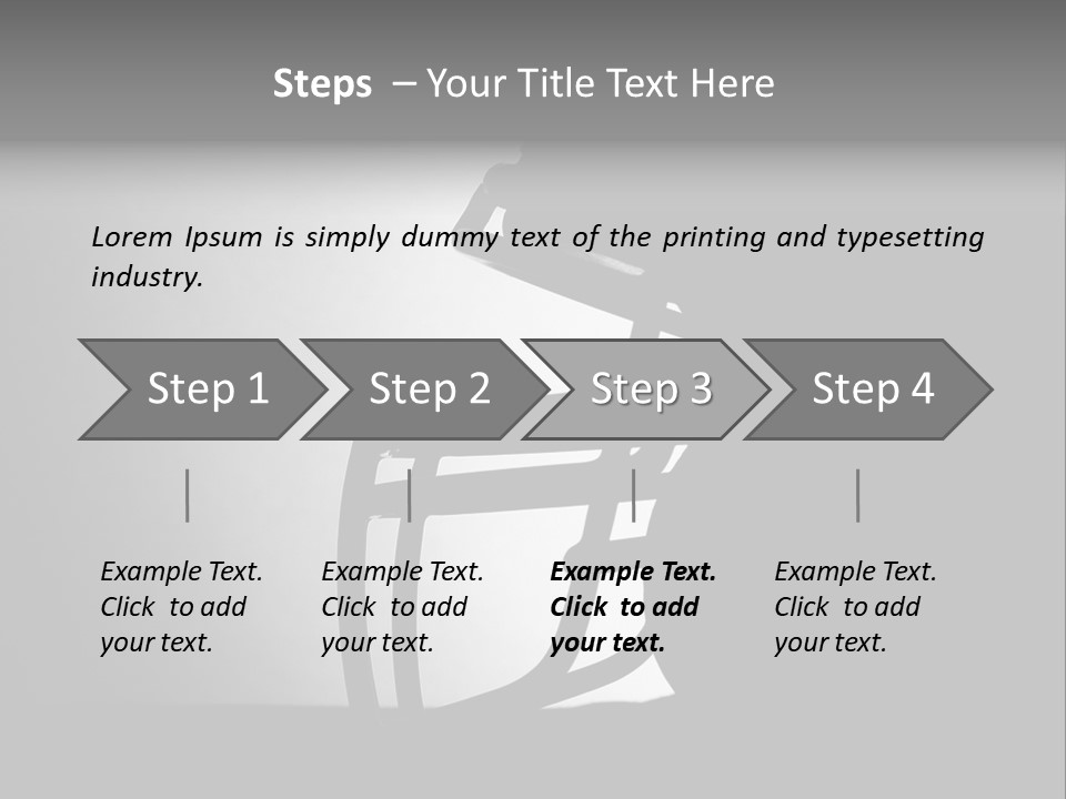 Football American Football Black And White PowerPoint Template