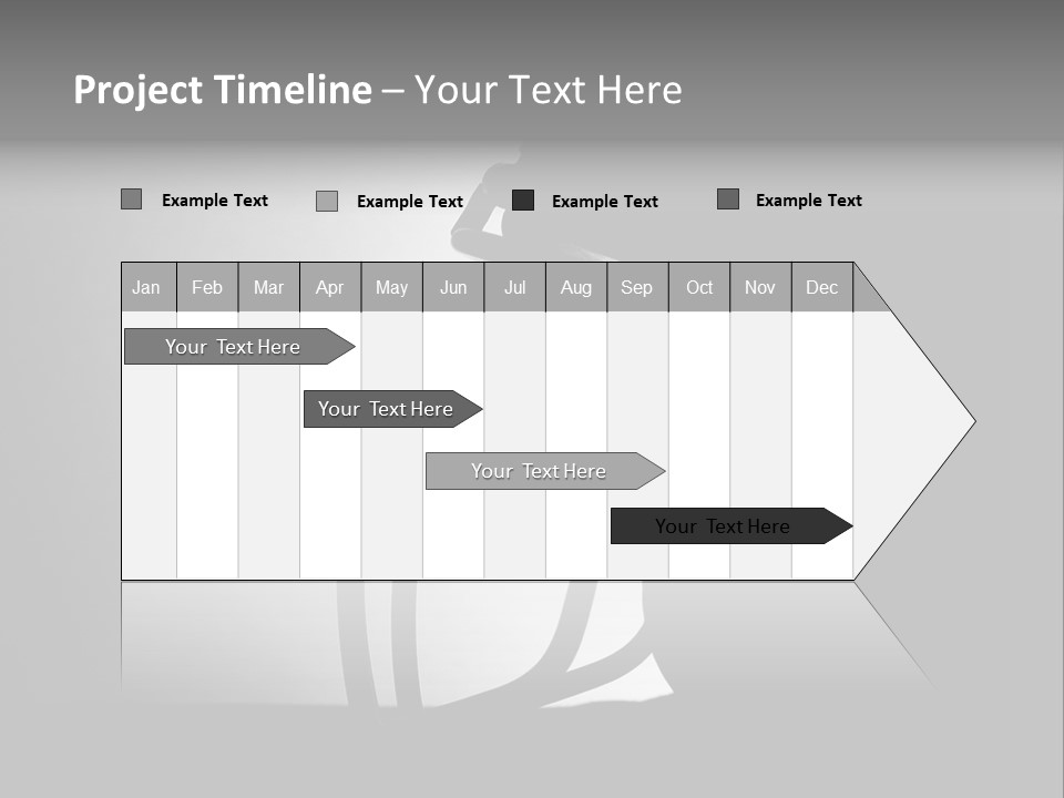 Football American Football Black And White PowerPoint Template