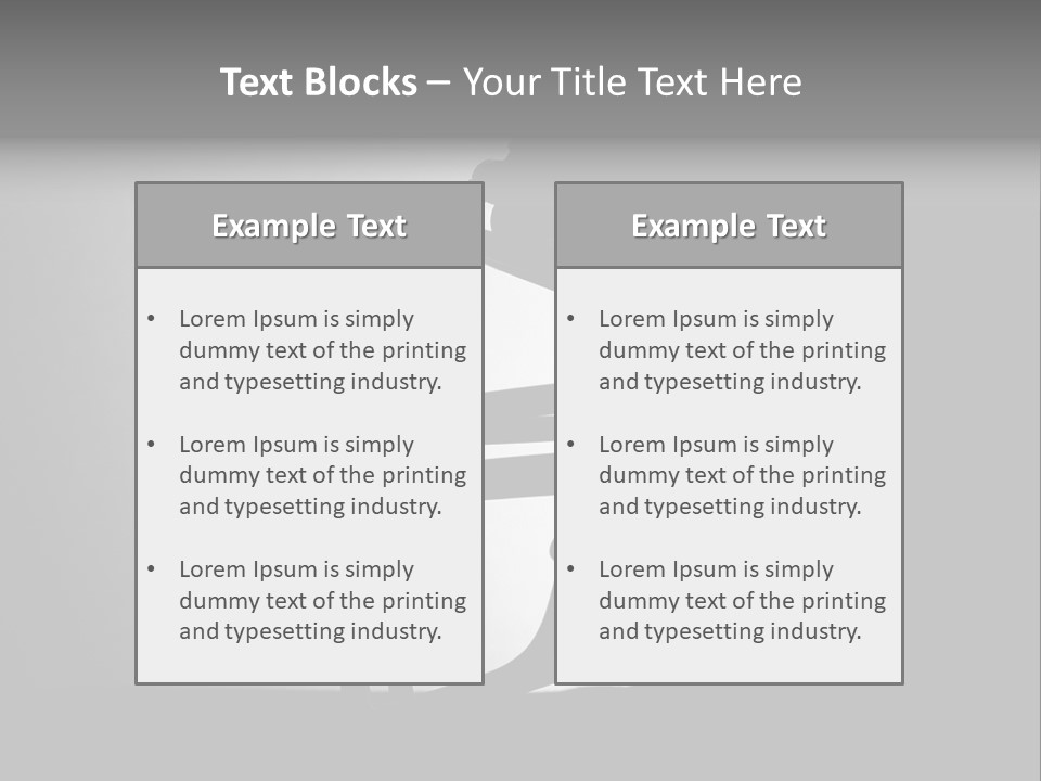 Football American Football Black And White PowerPoint Template