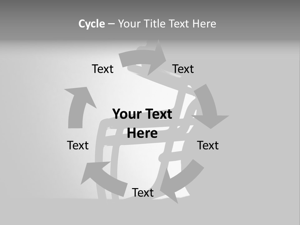 Football American Football Black And White PowerPoint Template