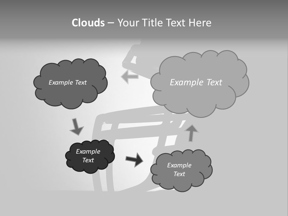 Football American Football Black And White PowerPoint Template