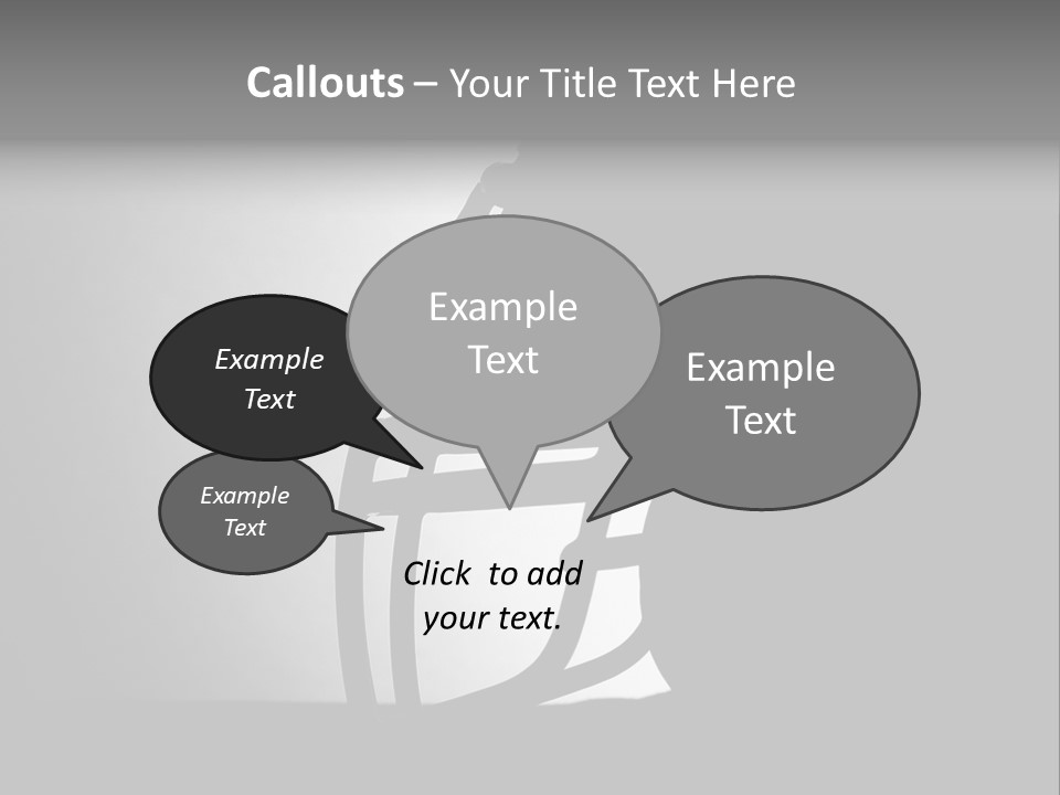 Football American Football Black And White PowerPoint Template