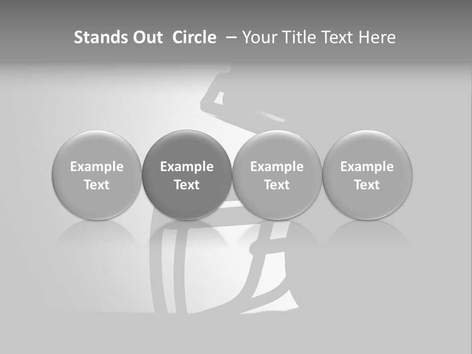 Football American Football Black And White PowerPoint Template