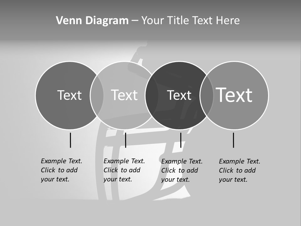 Football American Football Black And White PowerPoint Template