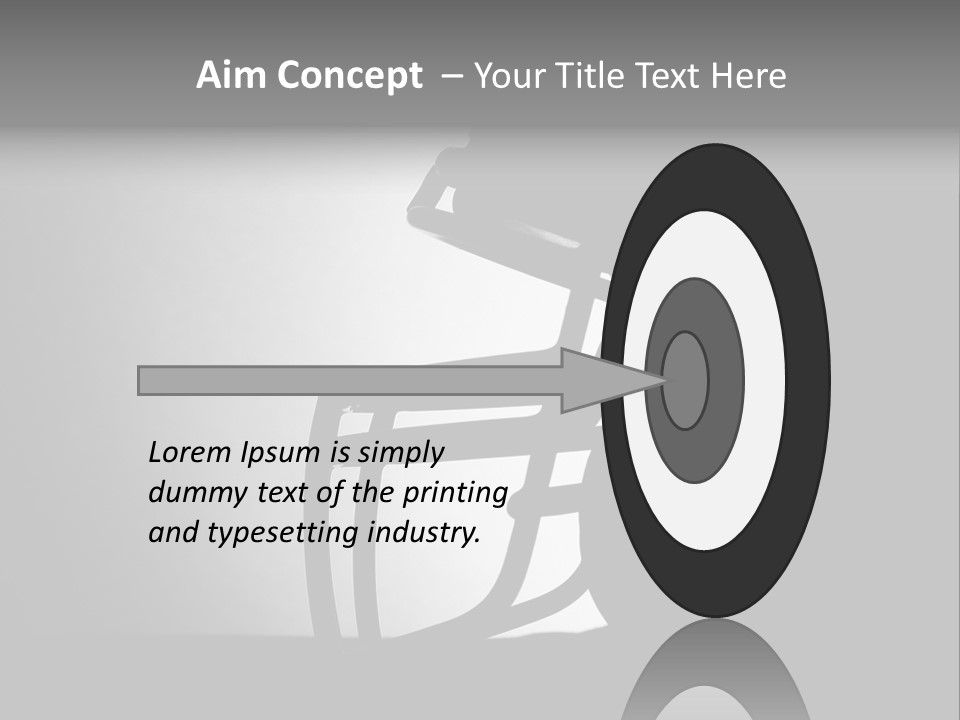 Football American Football Black And White PowerPoint Template