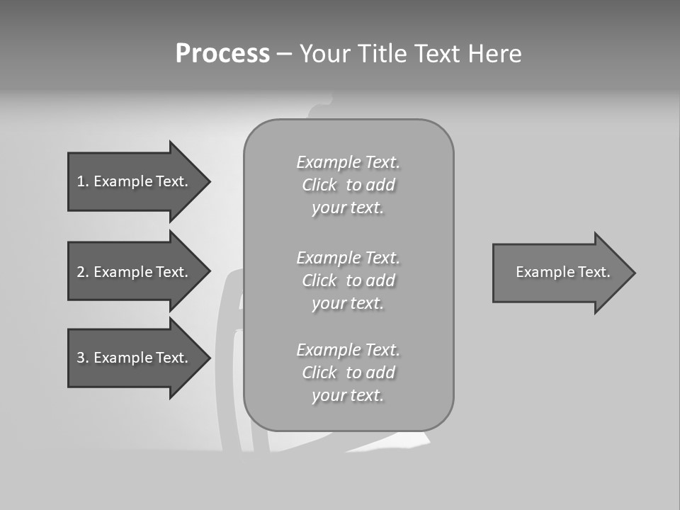 Football American Football Black And White PowerPoint Template