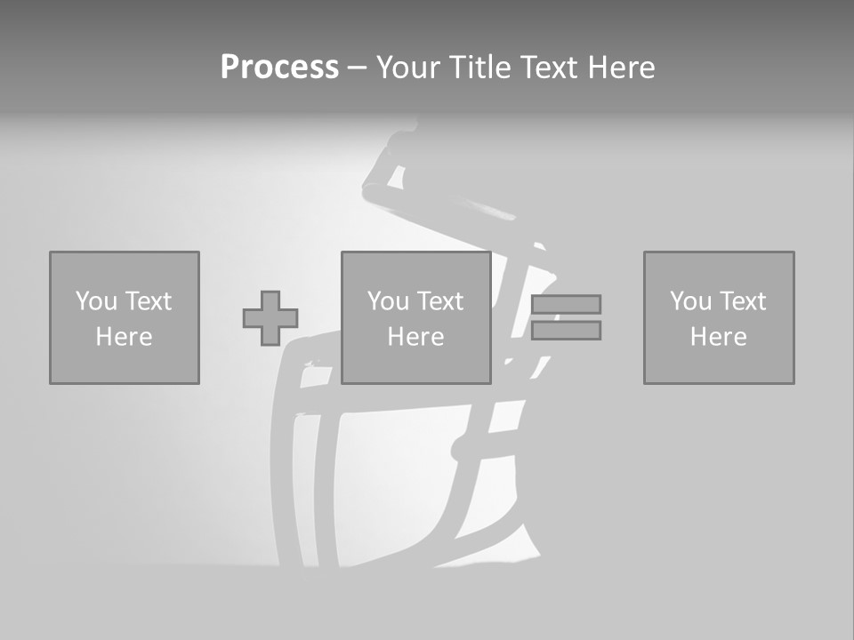 Football American Football Black And White PowerPoint Template