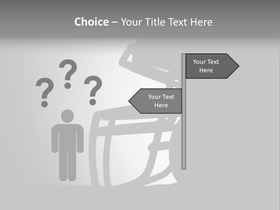 Football American Football Black And White PowerPoint Template