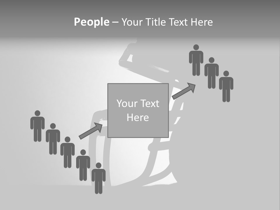 Football American Football Black And White PowerPoint Template