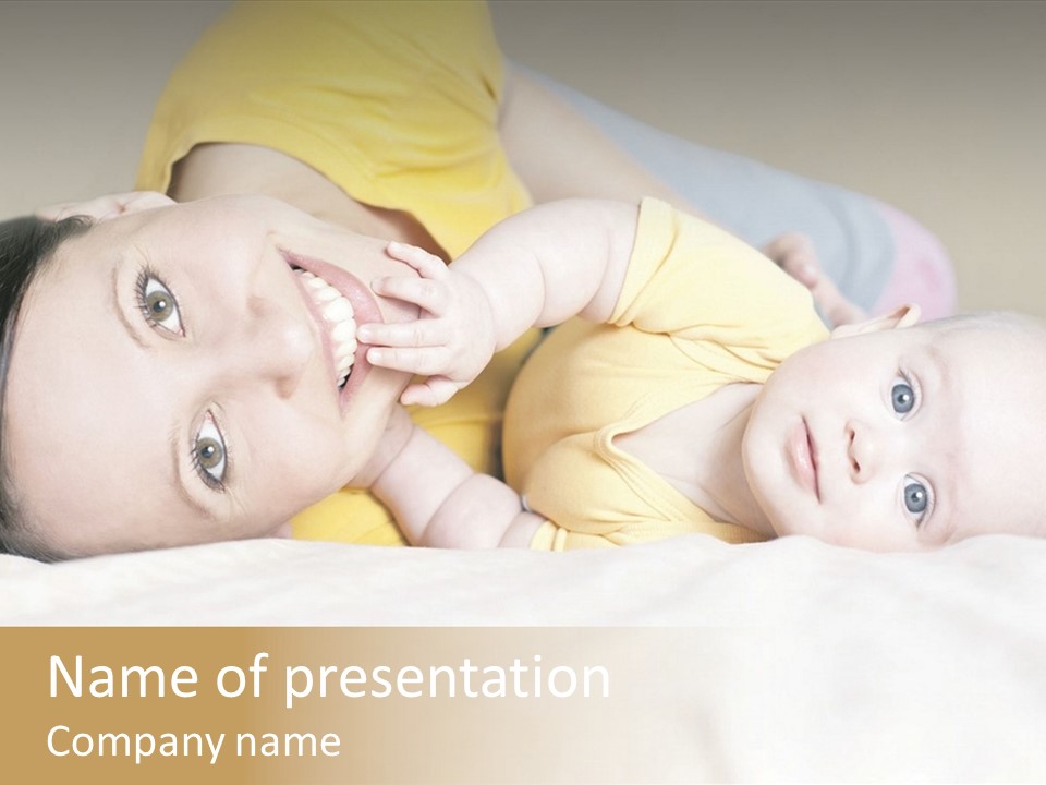 Baby Closeup Changing PowerPoint Template