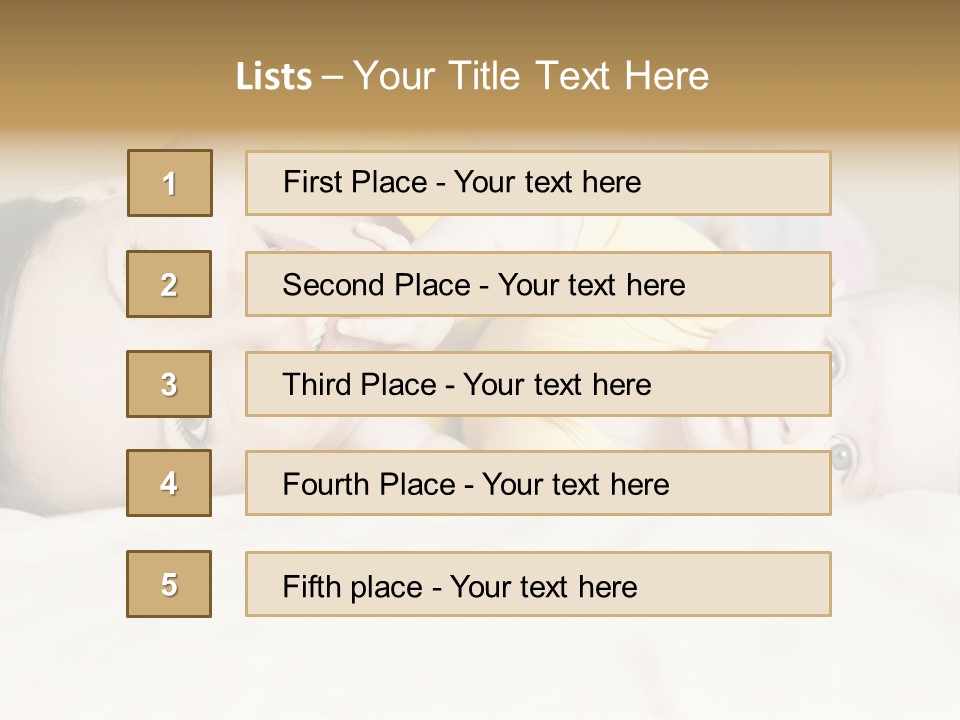 Baby Closeup Changing PowerPoint Template