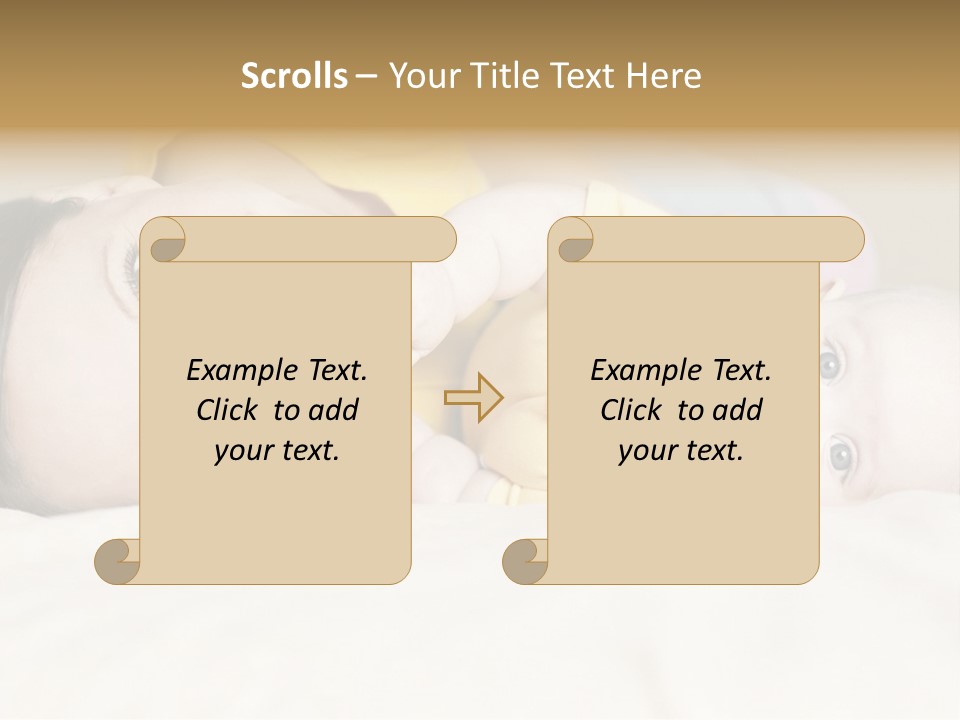 Baby Closeup Changing PowerPoint Template