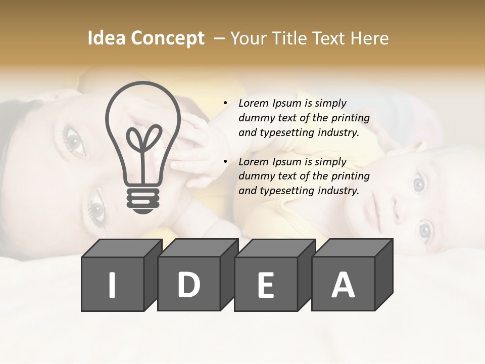 Baby Closeup Changing PowerPoint Template