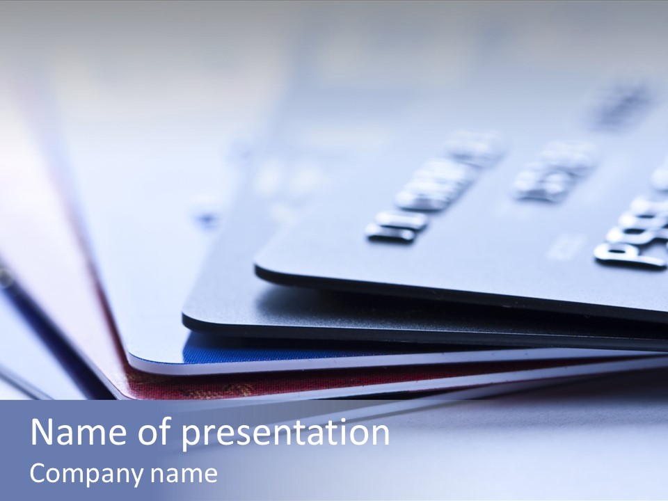 Debt Graphic Rendering PowerPoint Template