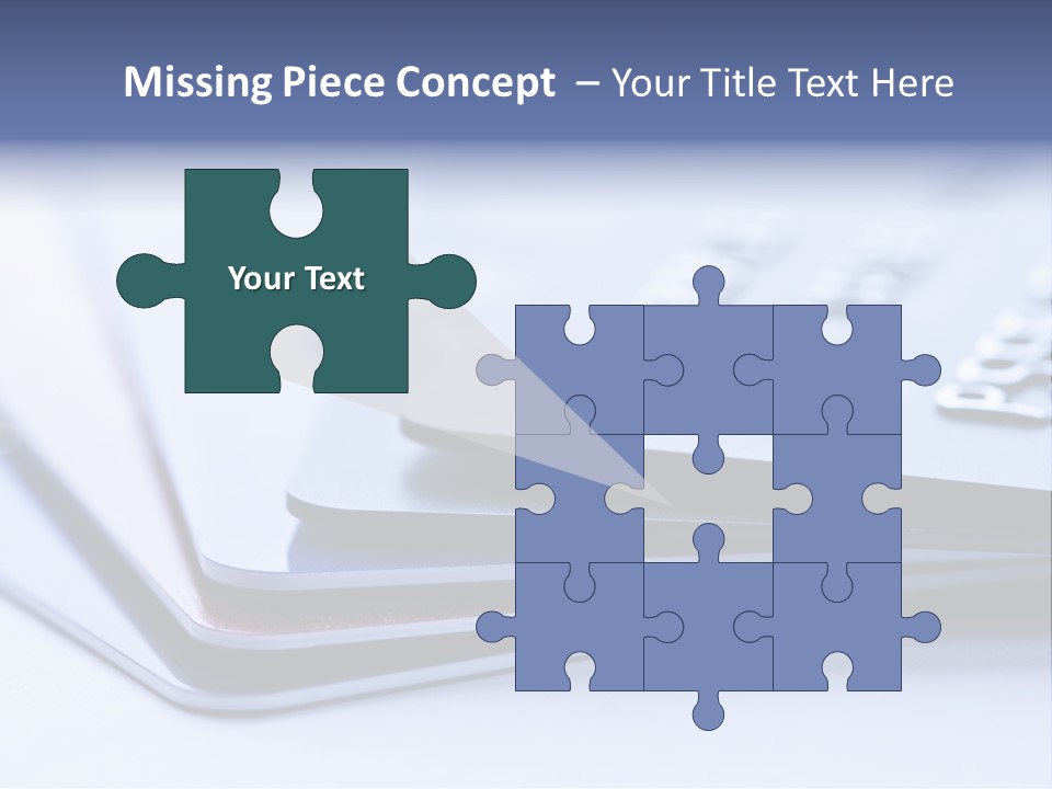 Debt Graphic Rendering PowerPoint Template