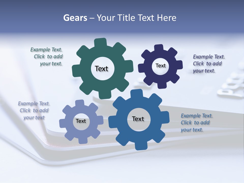 Debt Graphic Rendering PowerPoint Template