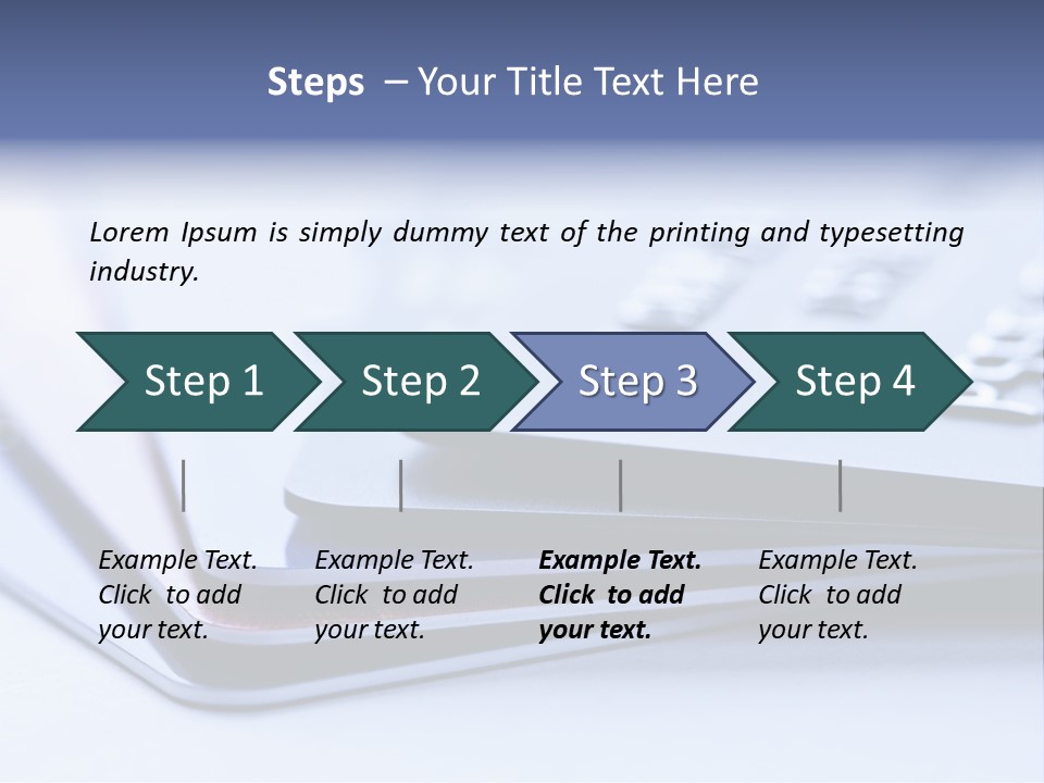 Debt Graphic Rendering PowerPoint Template