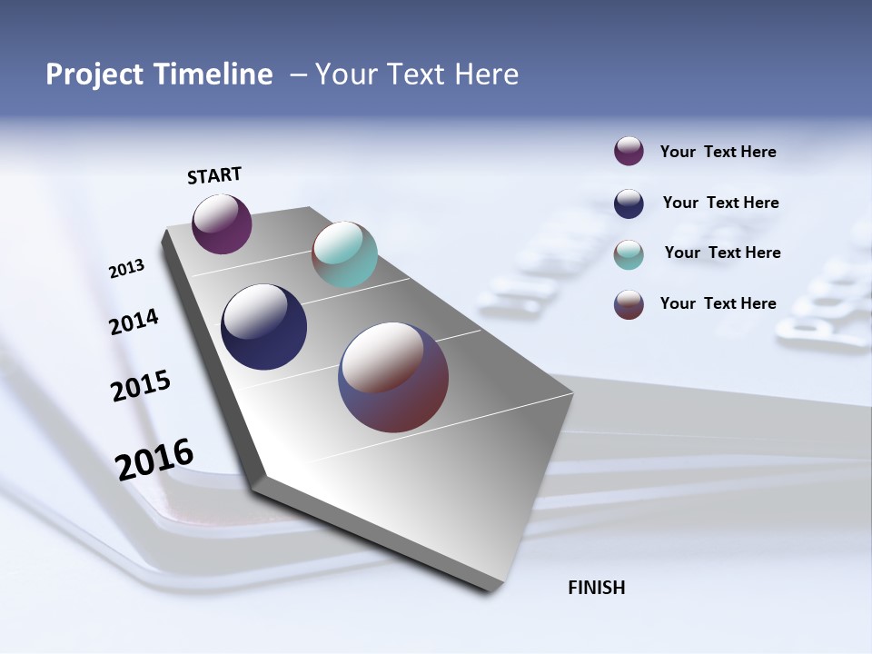 Debt Graphic Rendering PowerPoint Template