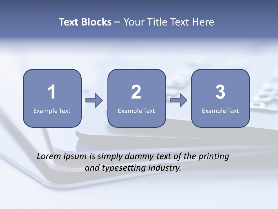 Debt Graphic Rendering PowerPoint Template