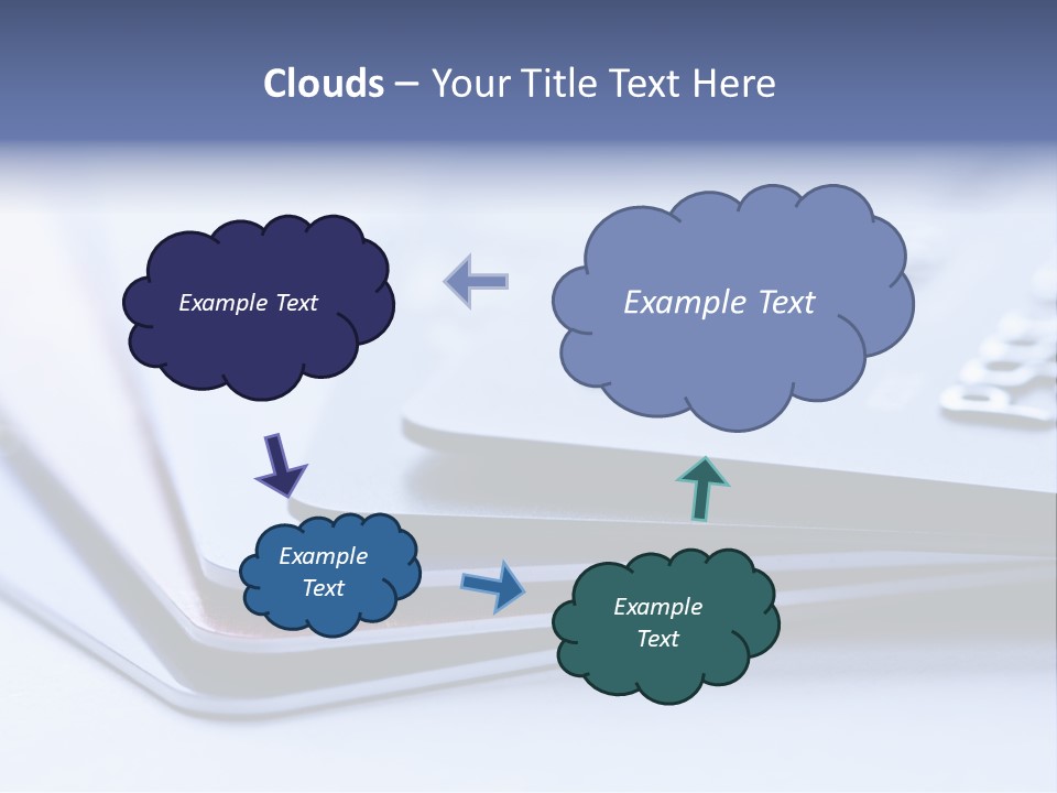 Debt Graphic Rendering PowerPoint Template
