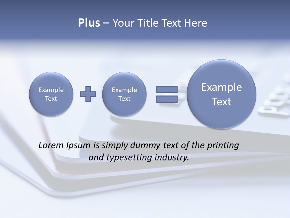 Debt Graphic Rendering PowerPoint Template