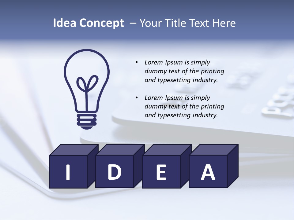 Debt Graphic Rendering PowerPoint Template